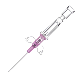 20G x 1in Introcan Safety IV Catheter Long Teflon Winged 200/cs