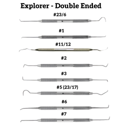 Explorer Double Ended Surgical Steel Instrument
