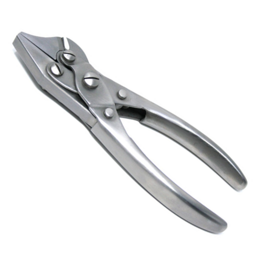 Double Action Parallel Pliers and Wire Cutter 4-1/2in Nickel Plated
