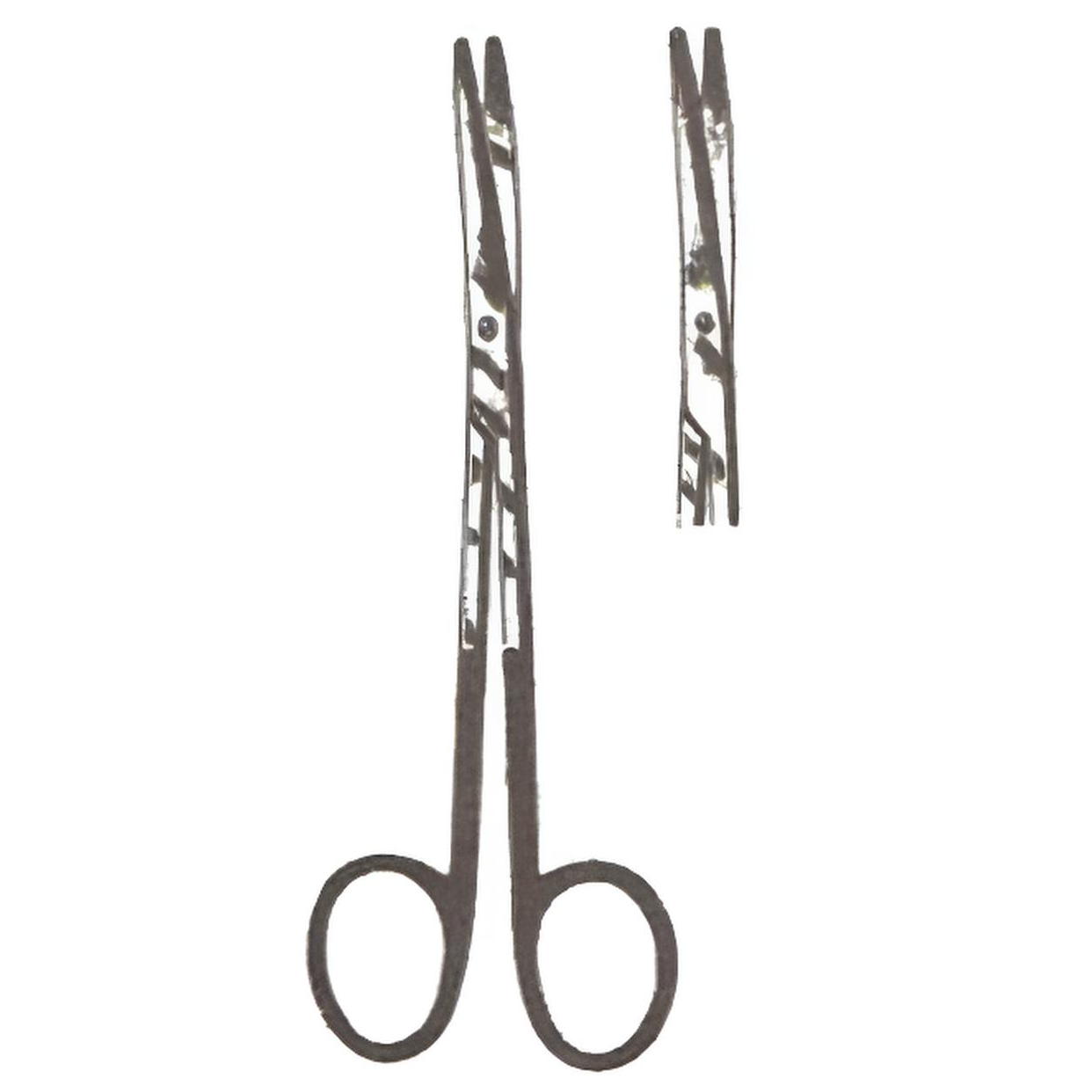 Supercut Metzenbaum Scissors CurveD Carb-N-Sert Blades 7in