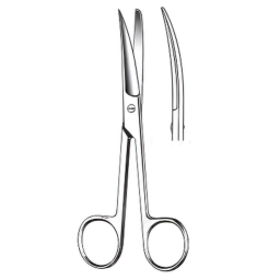 Curved Operating Scissors Sharp/Blunt 5in