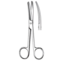 Curved Operating Scissors Blunt/Blunt 5in
