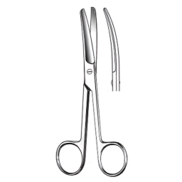 Curved Operating Scissors Blunt/Blunt 5-1/2in