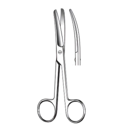 Curved Operating Scissors Blunt/Blunt 6-1/2in
