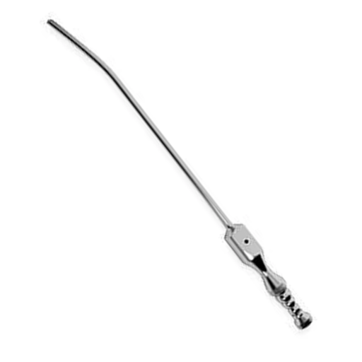 Adson Suction Tube, Curved, 12 Fr, 8 in