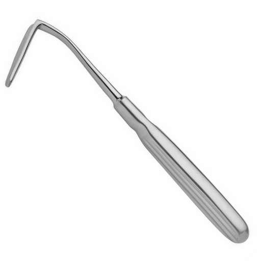 Aufricht Retractor-Speculum, 6-1/2in, Solid Blade