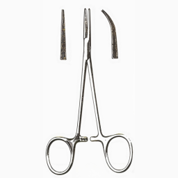 Halstead-Mosquito Forceps Curved Extra Fine 4-3/4 in