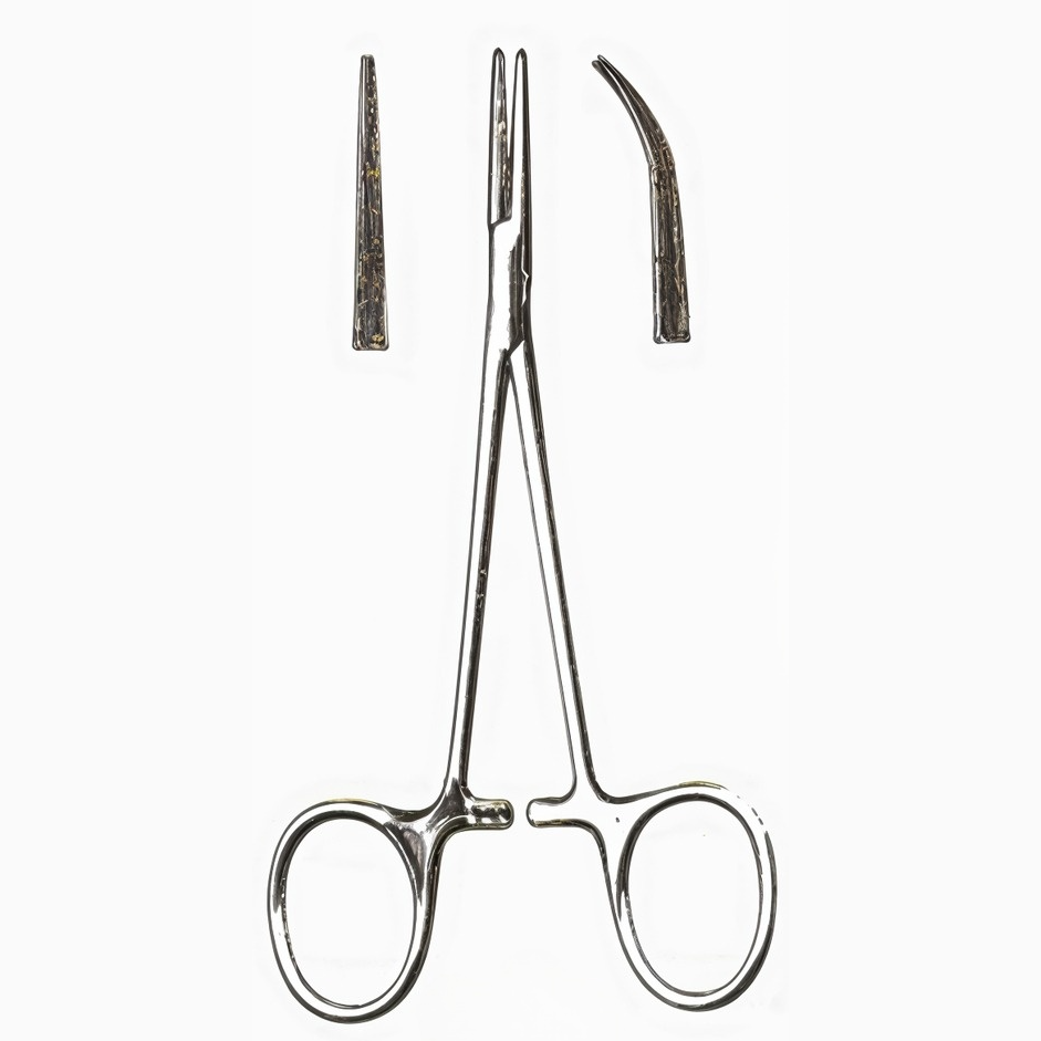 Halstead-Mosquito Forceps Curved Extra Fine 4-3/4 in