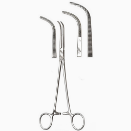 Mixter Forceps, Fine Dissecting Point, Fully Curved 11Â in