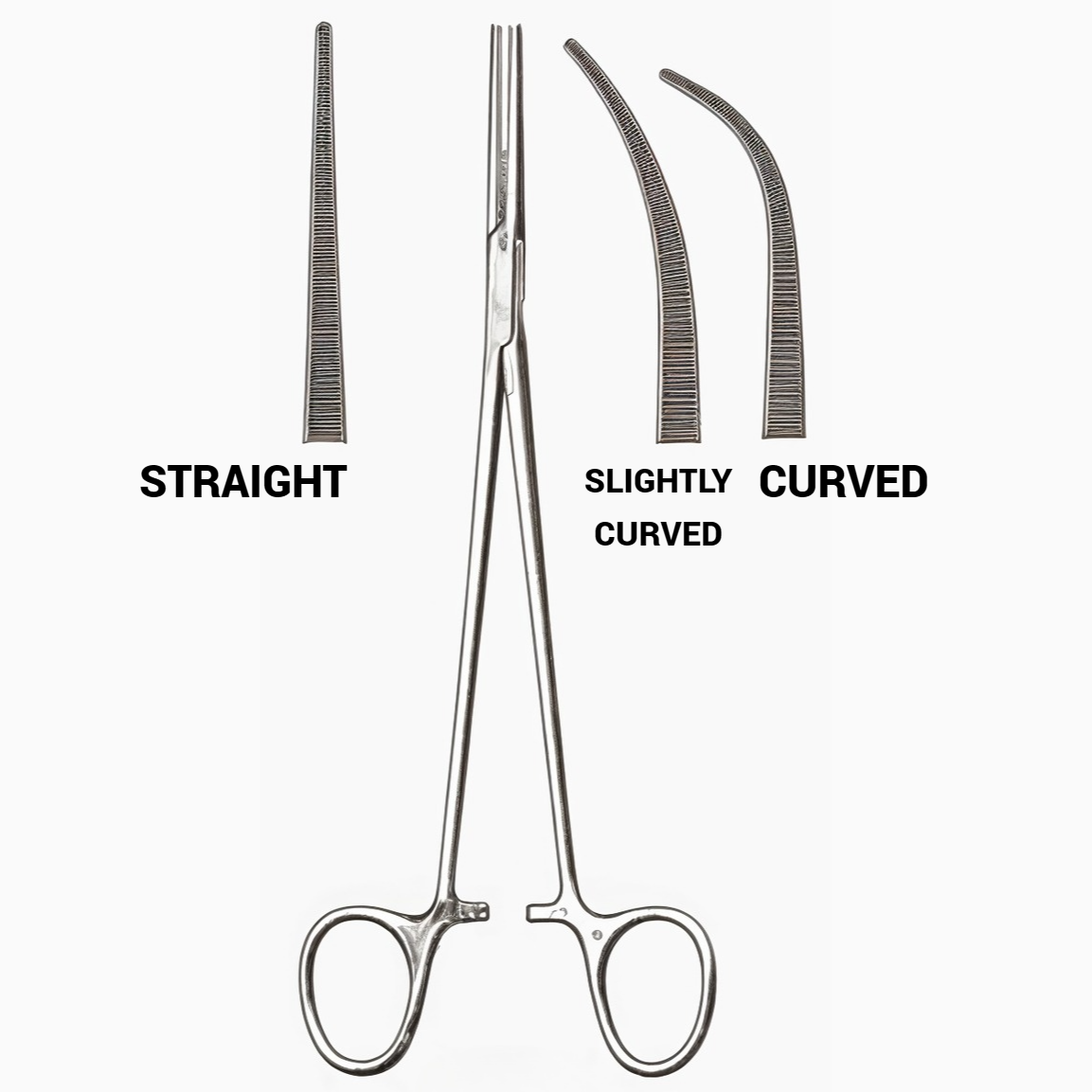 Heiss Thoracic Forceps, Straight, 8 in