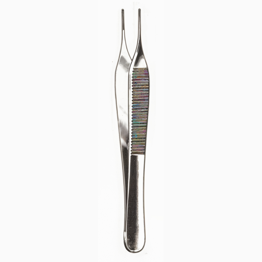 Adson Dressing Forceps Serrated 4.75in