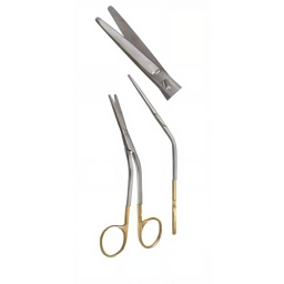 Foman Dorsal Scissors, 5-1/2 in Angular