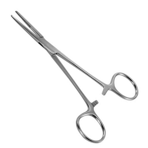 Kelly Hemostatic Forceps, Straight, 5-1/2 in