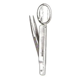 Splinter Forceps w/ Magnifier 3 in