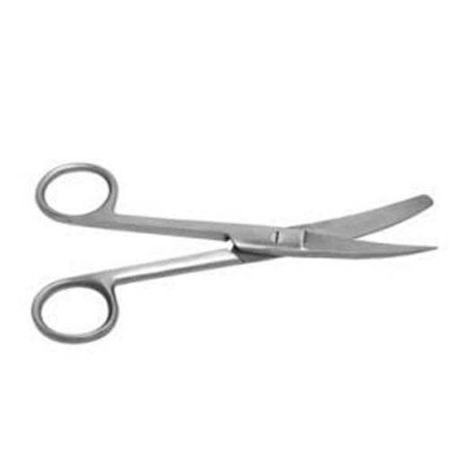 6.5in - S/B, Curved, Serrated Canine Scissors