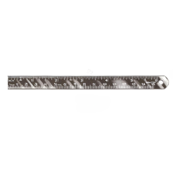 Flexible Stainless Ruler Graduated Inches & mm 12in x 1/2in