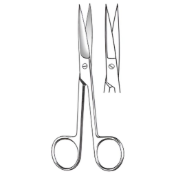 Straight Operating Scissors Sharp 6-1/2in