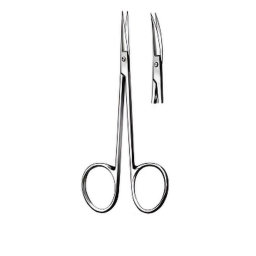 Straight Micro Iris Scissors Sharp Points 4in