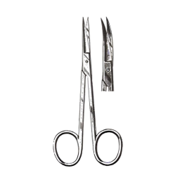 Curved Iris Scissors Sharp/Sharp Delicate 4-1/2in