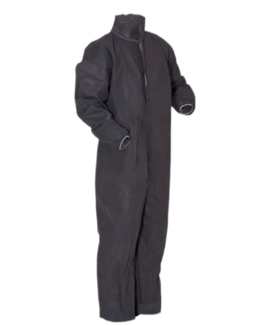100% Polypropylene Basic Protection Collared Coverall Gray 25/Case