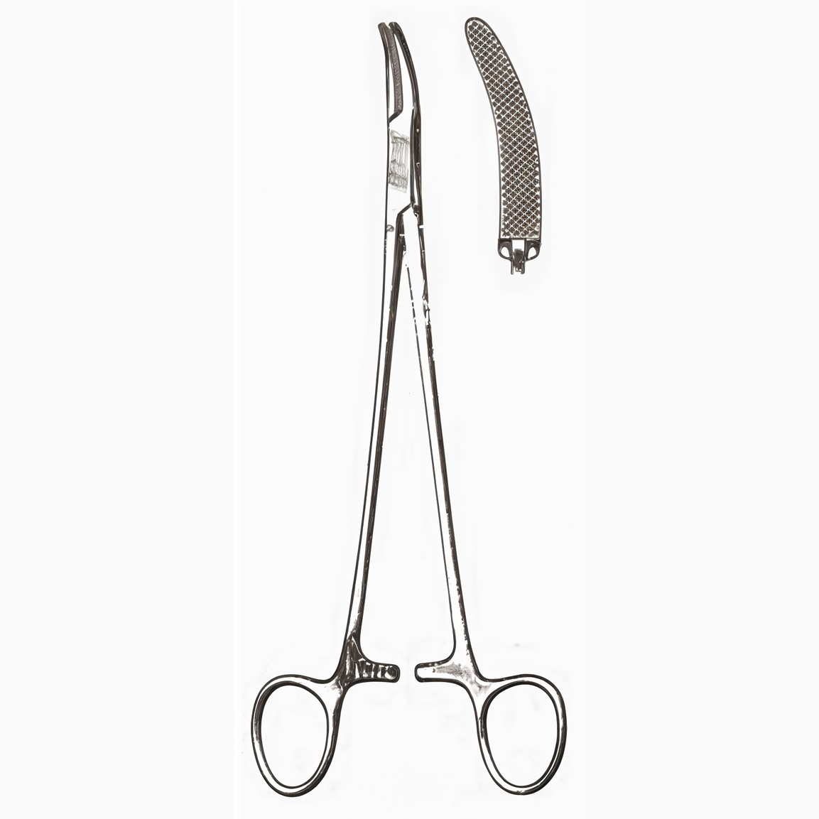 Heaney Jaw Needle Holder Curved 8.5in