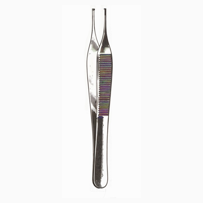 Adson Tissue Forceps 1 x 2 Teeth 4.75in