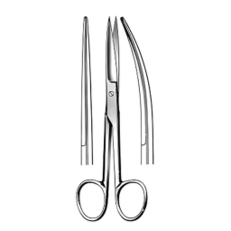 Straight Deaver Scissors Sharp/Sharp 5-1/2