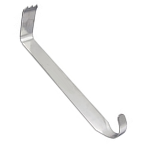Hibbs Retractor, 3 in x 1 in, 9-1/2 in