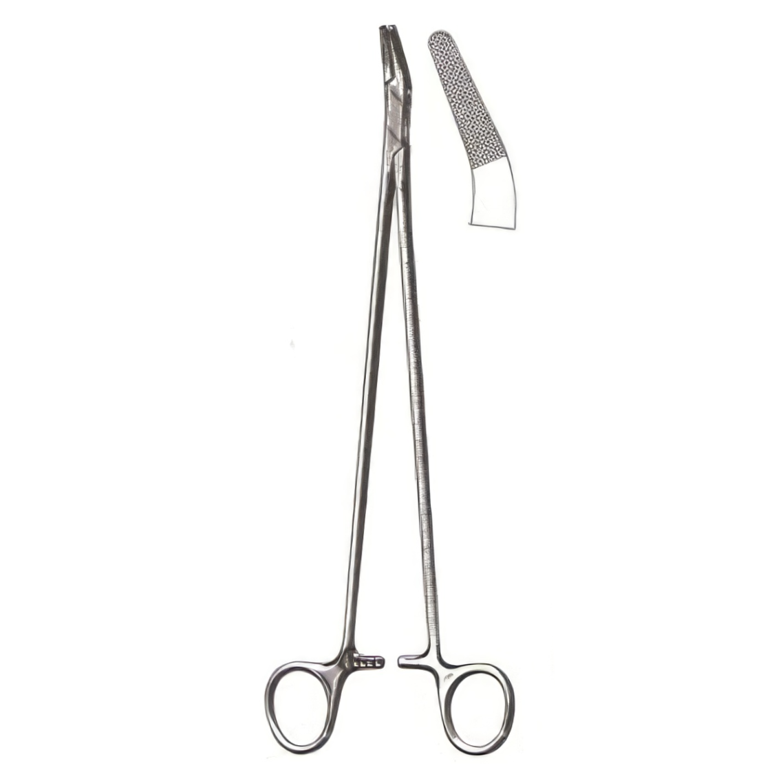 Finochietto Needle Holders Angled Jaws 10.5in
