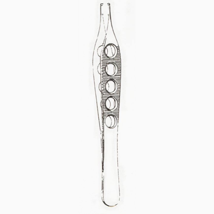 Adson Tissue Forceps w/Tying Platform 1 x 2 Teeth 4.75in