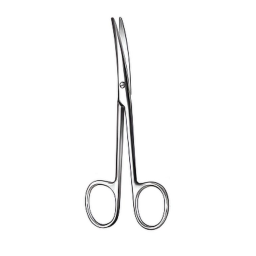 Curved Dissecting Scissors w/Dissecting Tips 4in 