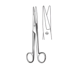 Straight Mayo-Noble Dissecting Scissors w/Beveled Blades 6-1/2in