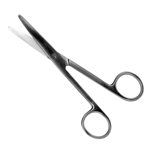 Enucleation Scissors, Straight, 5 in