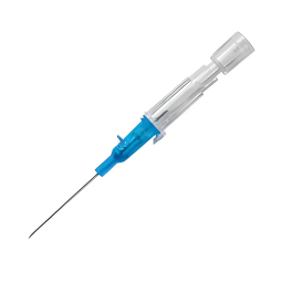 22G x 1in Long Polyurethane Non-Winged Introcan Safety IV Catheter 200/cs