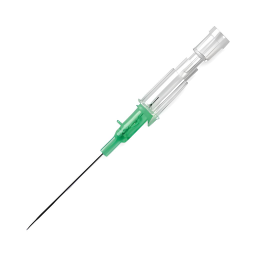 18G x 1.25in Introcan Safety IV Catheter Polyurethane Non-Winged 200/cs