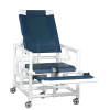 Oversize Reclining Shower Chair Commode w/ Soft Seat 400 LB CAP