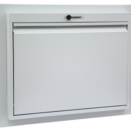 Heavy-Gauge Steel Wall Desk 34.5in H