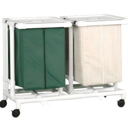 Jumbo Double Linen Hamper w/ Foot Pedals