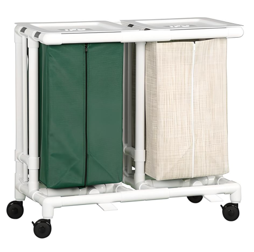 Double Linen Hamper w/ Standard Foot Pedal