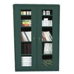 Display Door Storage Cabinet w/ Adj. Shelves
