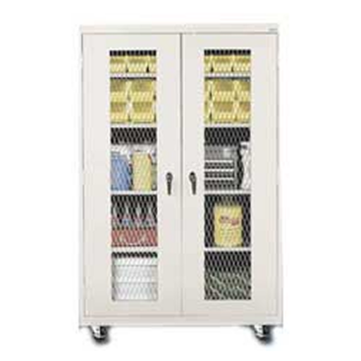 Vandal Resistant Mobile Storage Cabinet