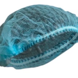 Non-Woven Polypropylene Fabric Full Coverage Cleanroom Bouffant Style Cap Blue 1000/case