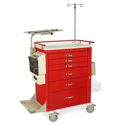 Emergency Crash Cart Super-Stat Package w/ 6 Drawers