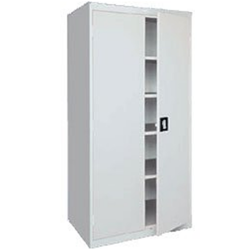 Free Standing Storage Cabinet w/ Adjustable Shelves
