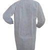 Polypropylene Basic Protection Lab Coat w/ Pocket White 50/pc Case - Image 2