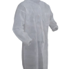 Polypropylene Basic Protection Lab Coat w/ Pocket White 50/pc Case