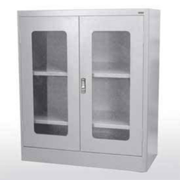 Radius Edge Display Door Storage Cabinet w/ Adj. Shelves