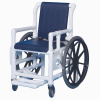 Shower Access Wheelchair w/Deluxe Seat & Backrest 350 lb. Cap