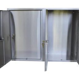 Stainless Steel Double Door Twin Narcotic Cabinet