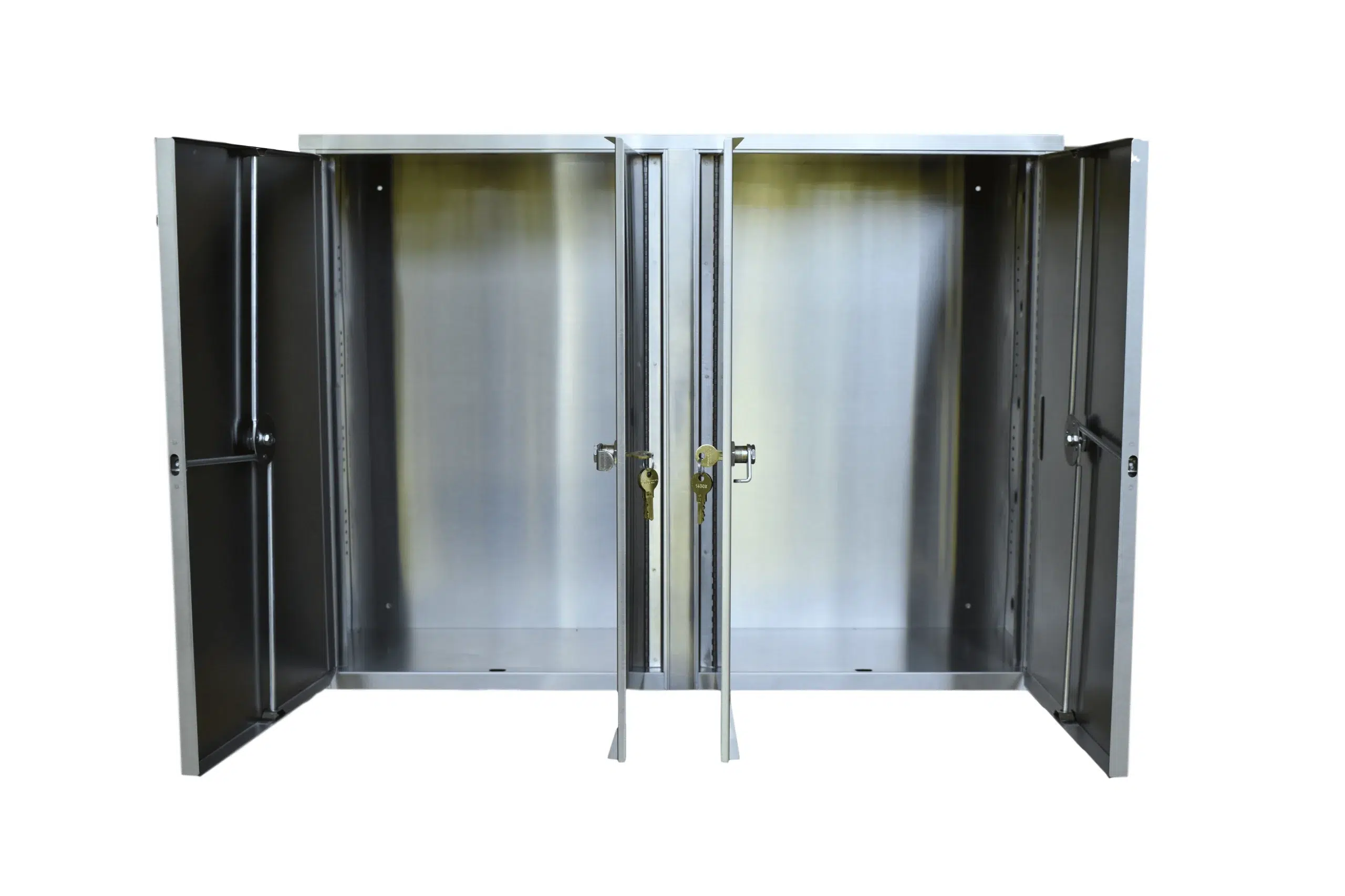 Stainless Steel Double Door Twin Narcotic Cabinet - Image 3